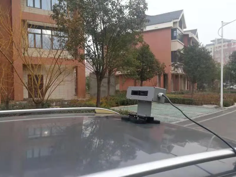 Real shots of vehicle visibility monitoring system